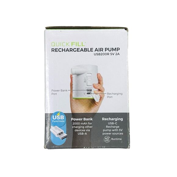 Intex Quick Fill Cylinder Mini Rechargeable Air Pump USB200R - Picture 3 of 3